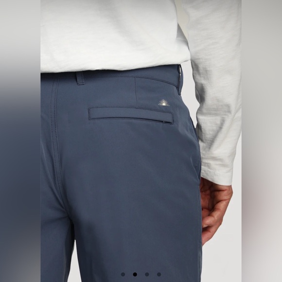 True Grit Dawn to Dusk Hybrid Dock Short in Ocean - Picture 4 of 8